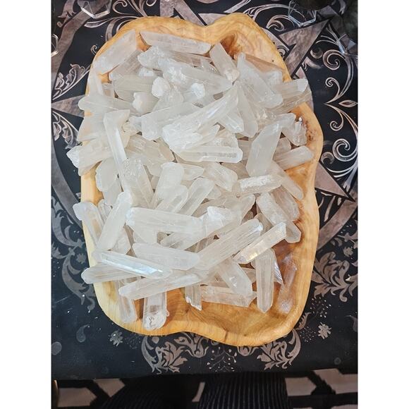 1lb Natural Clear Quartz Crystal Points Original Stones Brazil - Picture 8 of 15